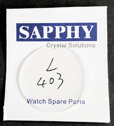 A.Lange & Söhne 403 Reparación de cristal