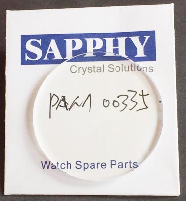 Panerai PAM335 cristal de reparación
