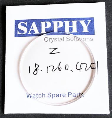 Cristal de reparación Zenith 18.1260.4201