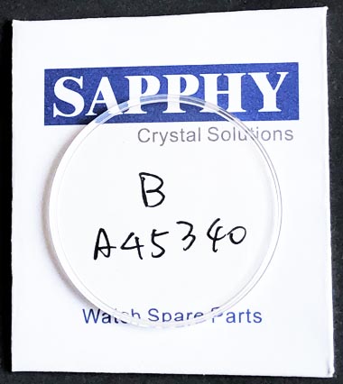 Breitling A45340 Opravy krystalů