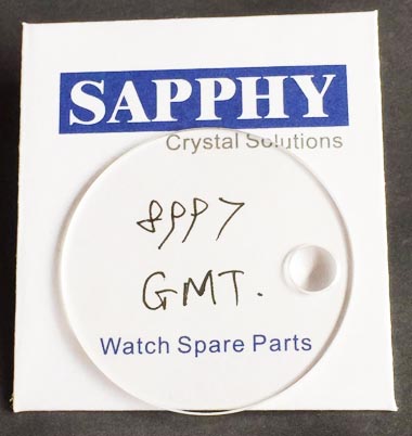 Chopard 8997 GMT reparera kristall
