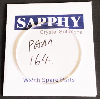 Panerai PAM164 reparatie kristal