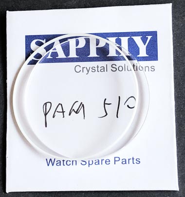 Panerai PAM510 Perbaiki kristal