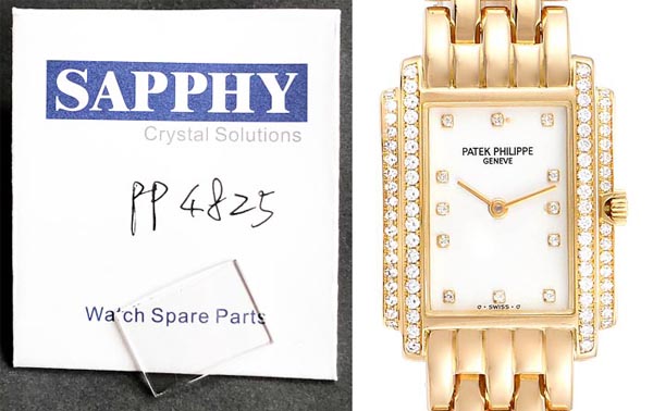 Patek Philippe 4825 repair crystal