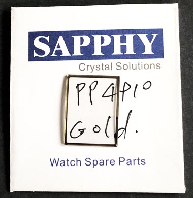 Patek Philippe 4910G reparations kristall