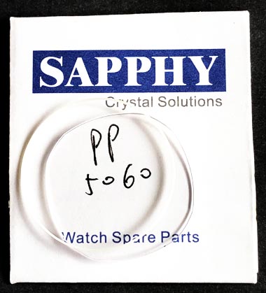 Patek Philippe 5060 reparere krystall