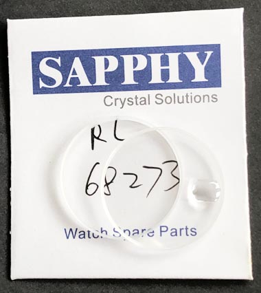 Rolex 68273 ремонтный кристалл