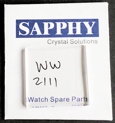TAG Heuer WW2111 reparatie kristal