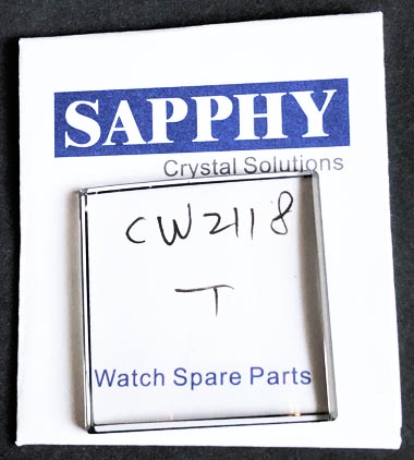 Tag Heuer CW2118 repair crystal