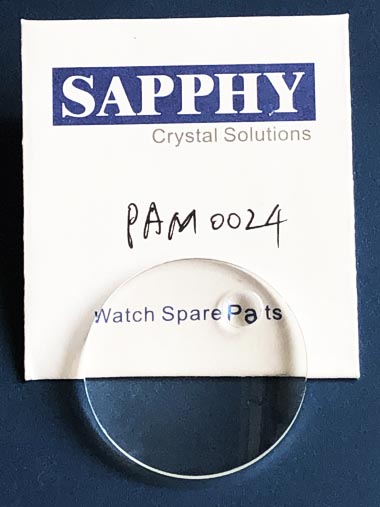 Panerai PAM0024 Reparations kristall