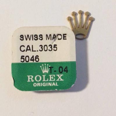 Rolex Cal. 3035-5046, Hour wheel with double toothing.
