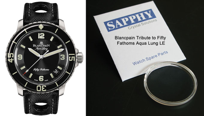 Blancpain Tribute to Fifty Fathoms Aqua Lung LE, ref. 5015C-1130-52B sapphire crystal