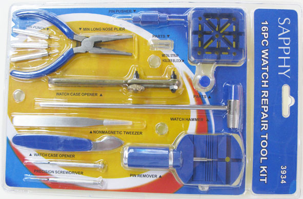 16pcs watch repair tools