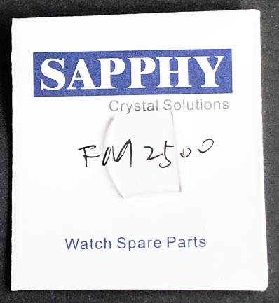 Franck Muller 2500 repair crystal