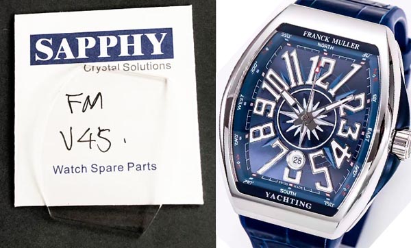 Franck Muller V45 napraw kryształ