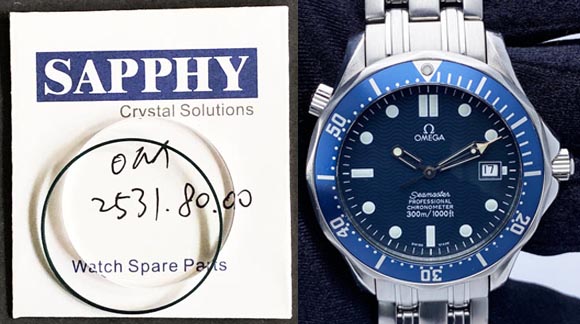Omega 2531.80.00 repair crystal