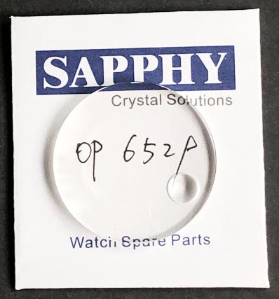 Panerai OP6529 repair crystal