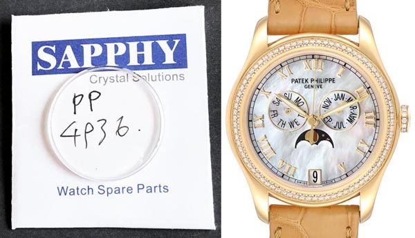 Patek Philippe 4936 repair crystal