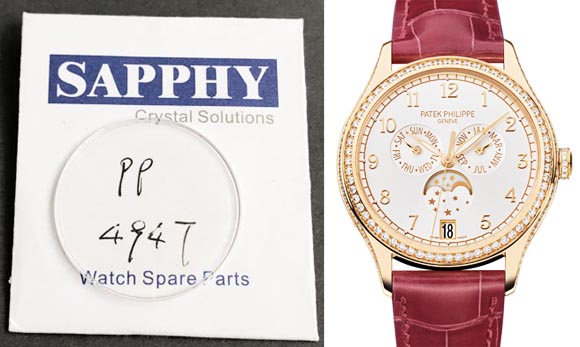 Patek Philippe 4947 napraw kryształ