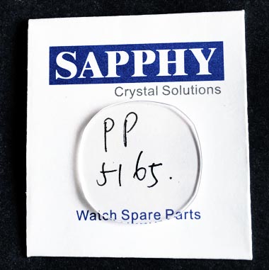 Patek Philippe 5165 cristal de reparação