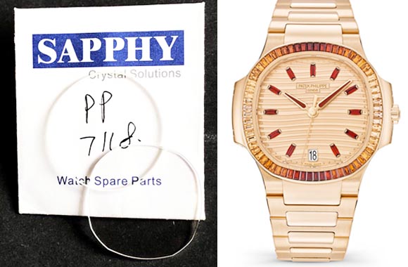 Patek Philippe 7118 repair crystal