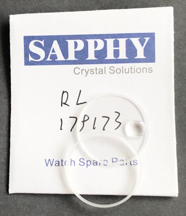 Rolex 179173 Repair crystals