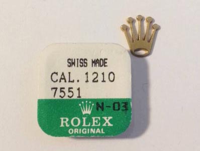Rolex Cal. 1210-7551, Sliding pinion.