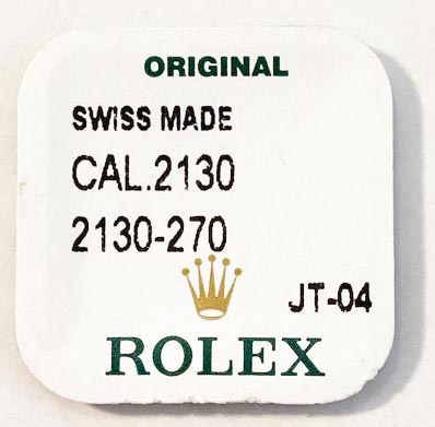 Rolex Cal. 2130-270, Cannon pinion ht. 1.98mm. NOS.