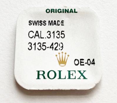 Rolex Cal. 3135-429, Balance staff.