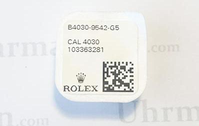 Rolex Cal. 4030-9542, Jewel for jumper for minute counter, reverser intermediate wheel, sliding gear bridge. NOS