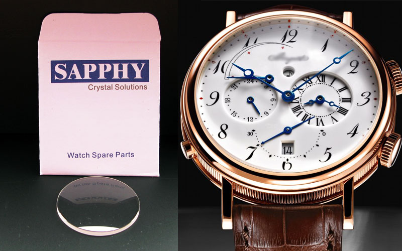 Breguet Opravte safírové krystaly