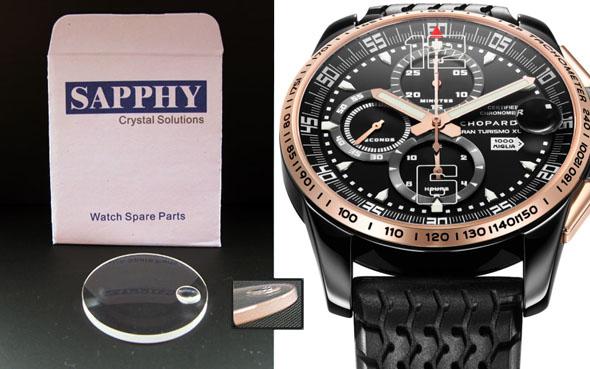 Chopard Mille Miglia Gran Turismo XL Alfa Romeo Watch sapphire crystal